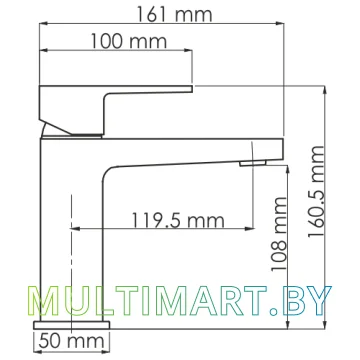 Смеситель Wasserkraft Abens 2003 картинка 9